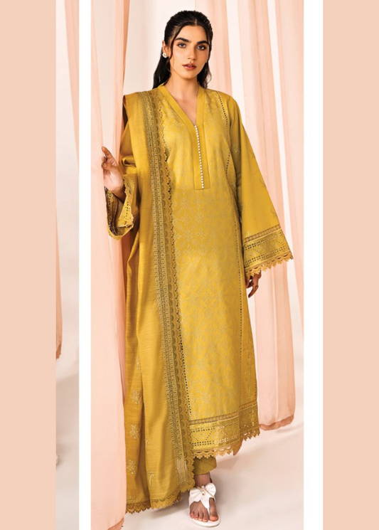 FLORENT 3PC Embroidered Lawn FLF-6A