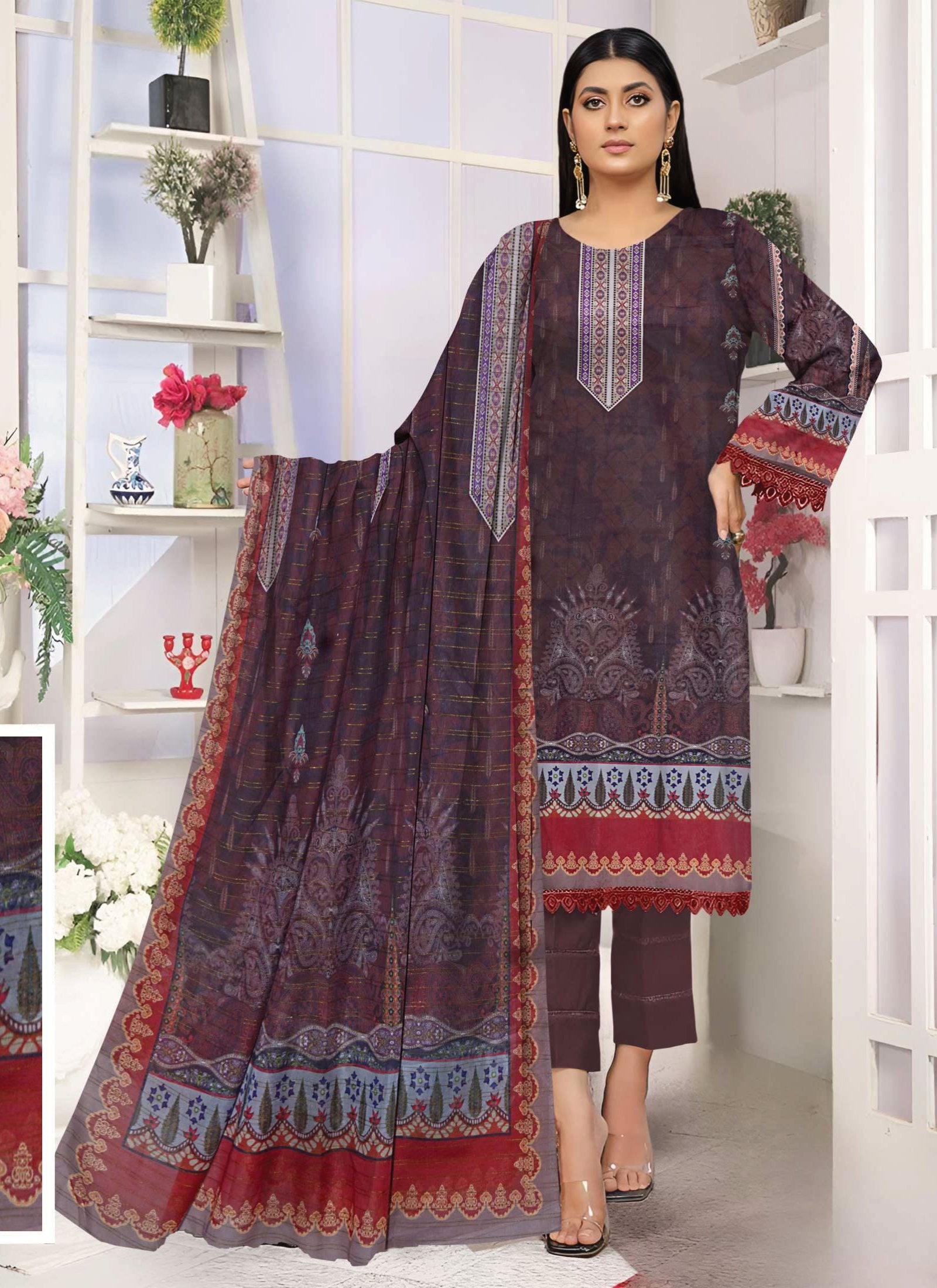 Sea Bareeze Summer Lawn 2024 Digital Print Premium Lawn