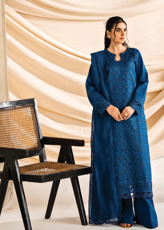 FLORENT 3PC Embroidered Lawn FLF-3B
