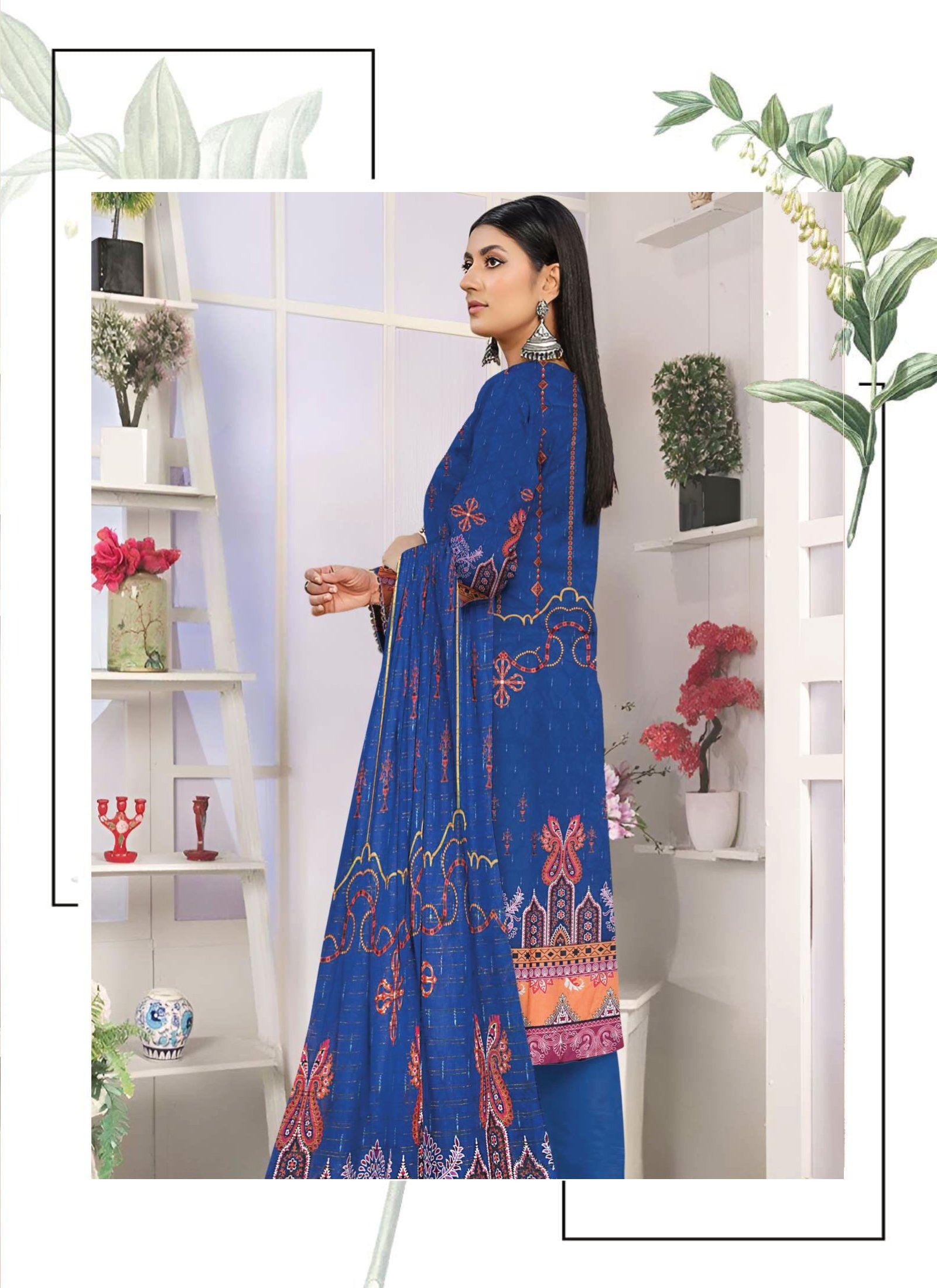 Sea Bareeze Summer Lawn 2024 Digital Print Premium Lawn