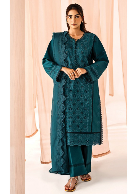 FLORENT 3PC Embroidered Lawn FLF-4