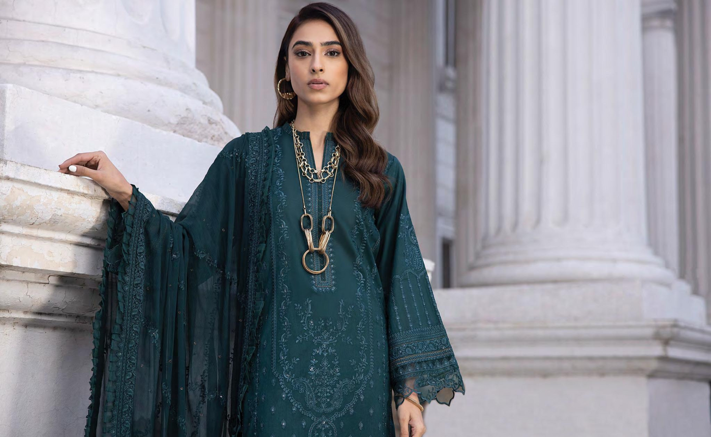 LAKHANY Spring Embroidered
