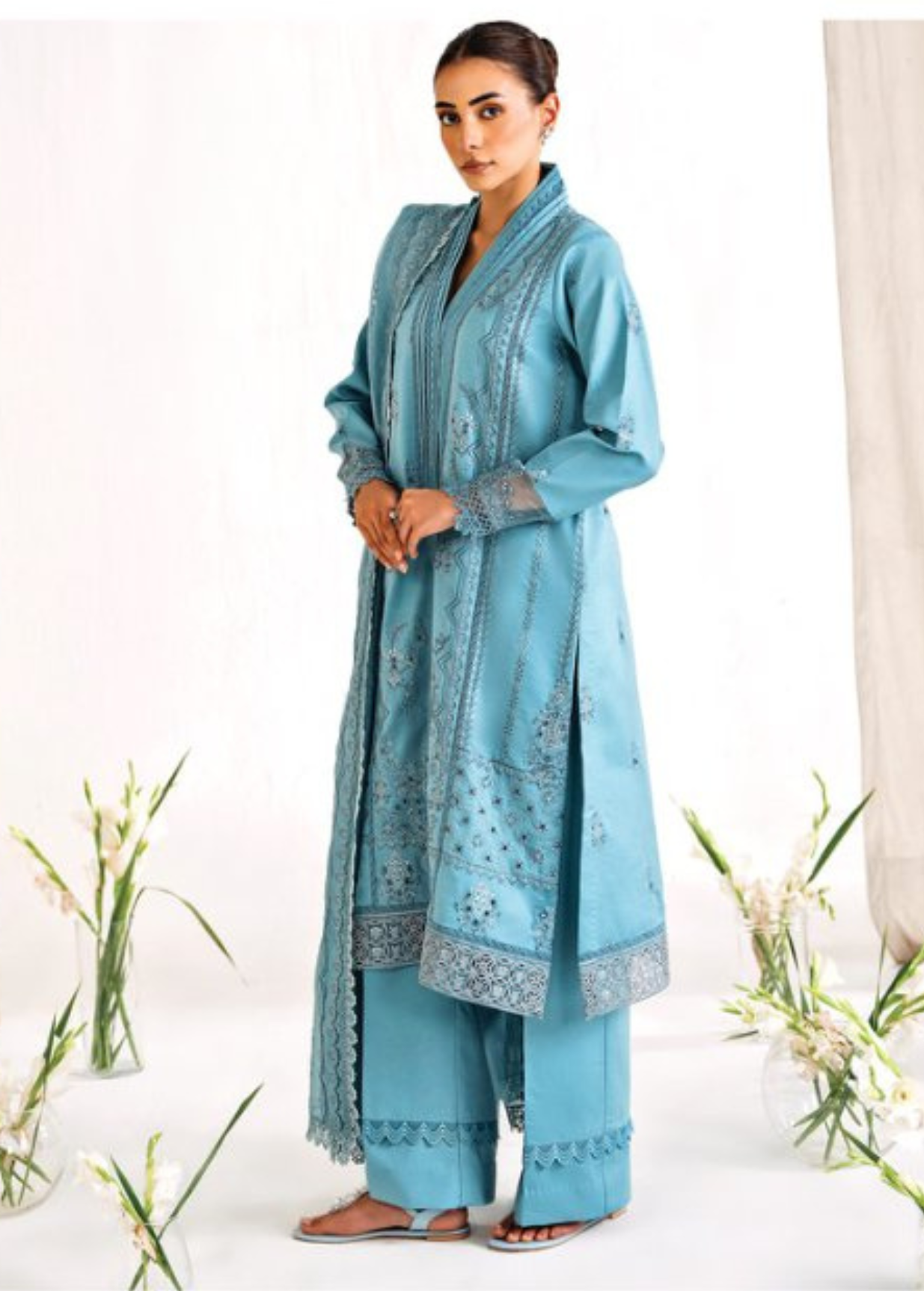 FLORENT 3PC Embroidered Lawn