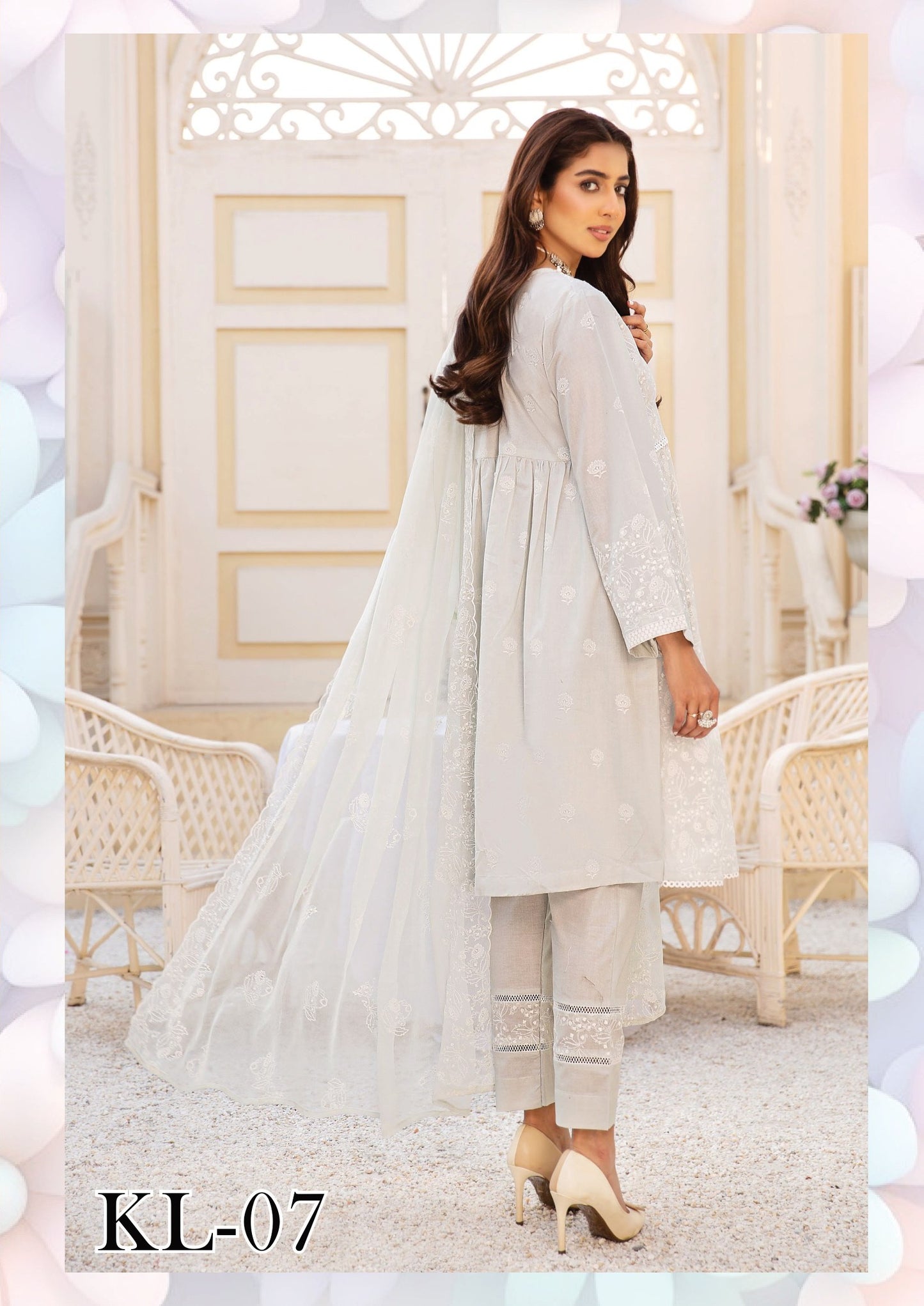 Lawnkaari By Khoobsurat Lawn'24 KL-07