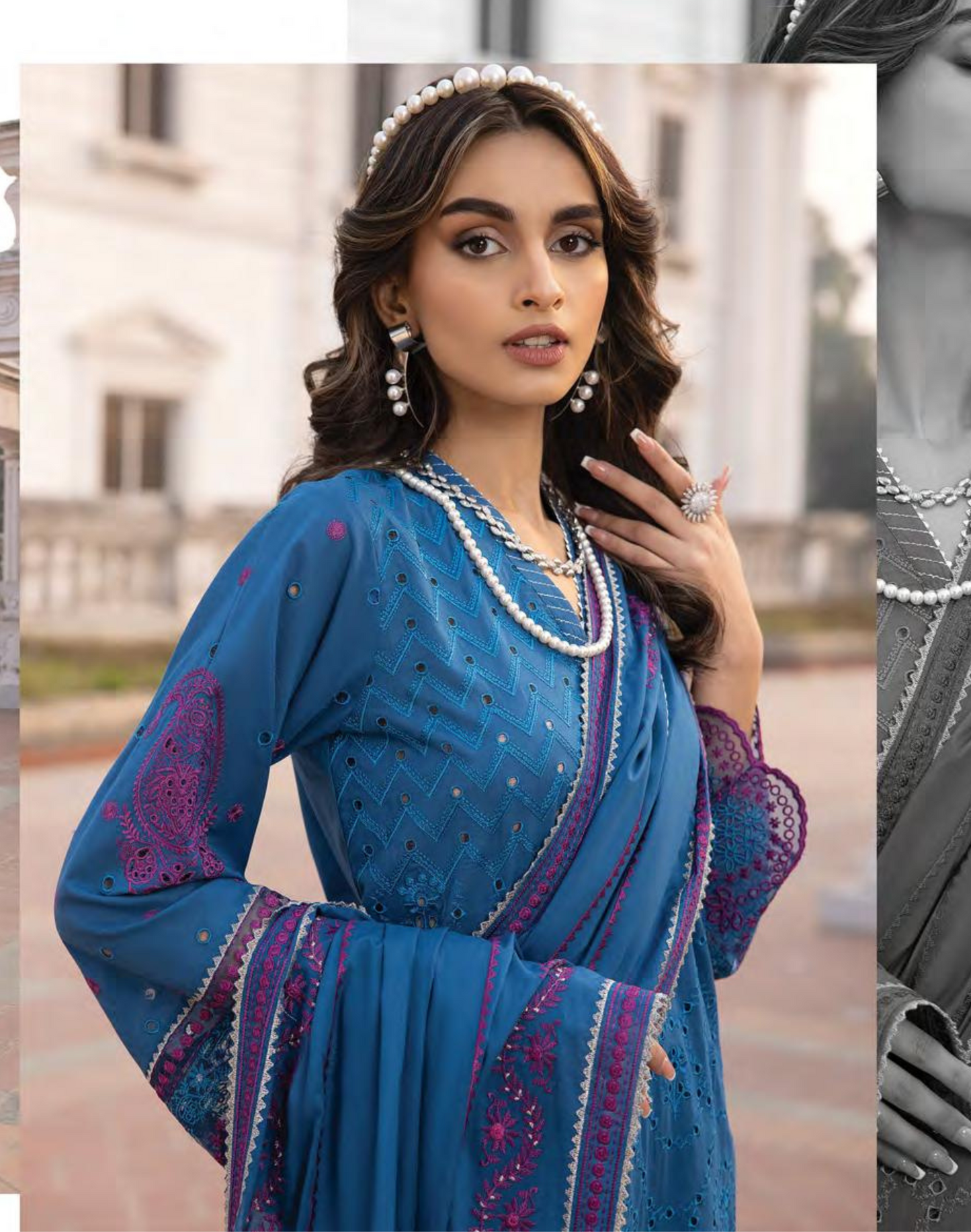 LAKHANY Spring Embroidered