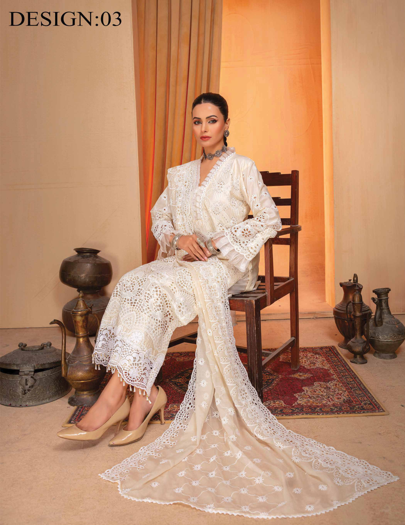Noor e Chasham by Aalaya Lawn Vol 04 '24 D#03