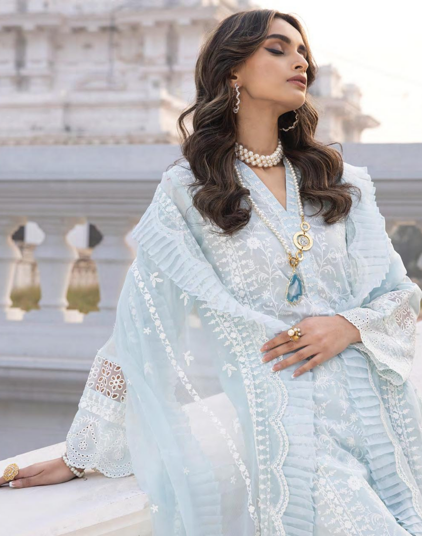 LAKHANY Spring Embroidered