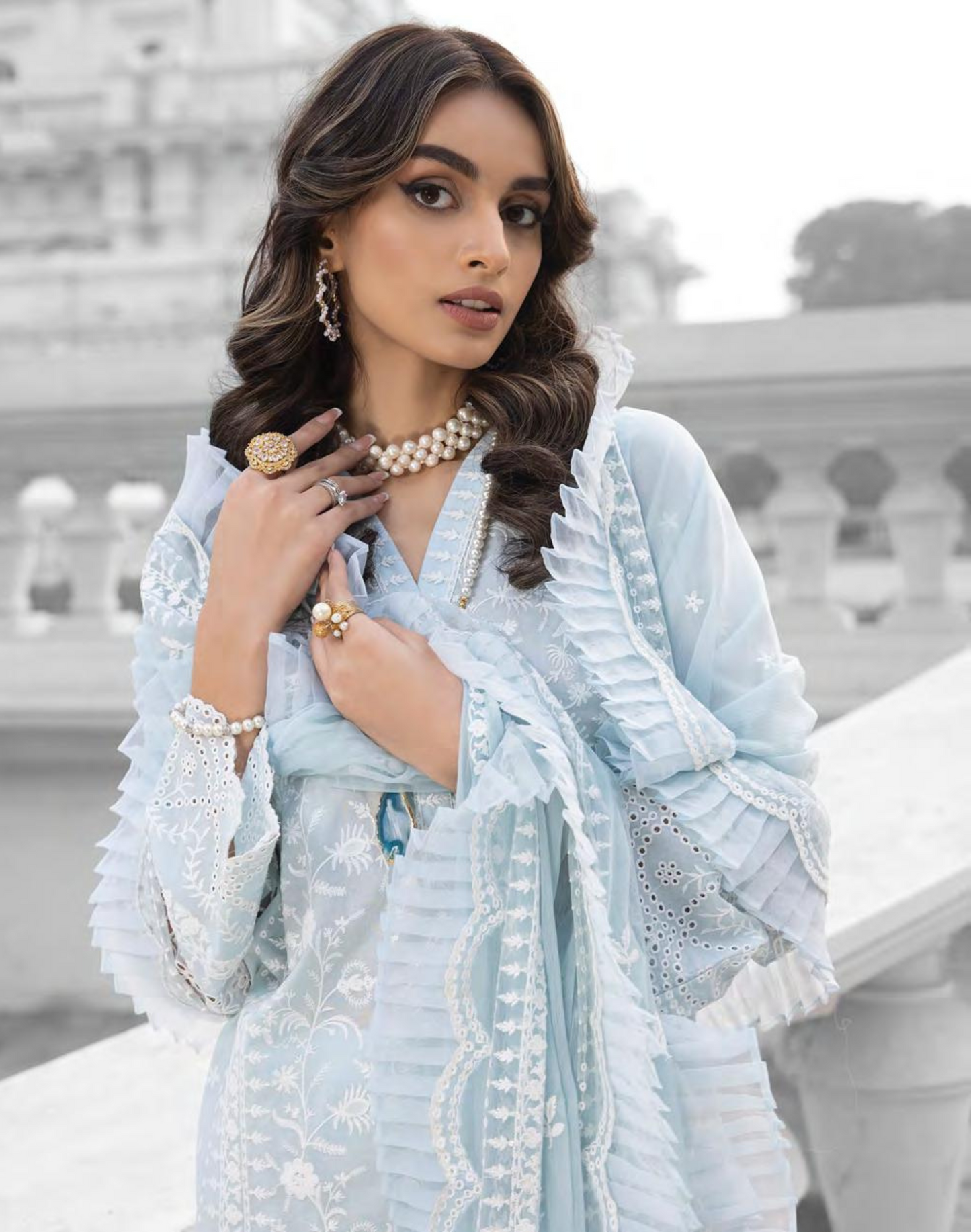 LAKHANY Spring Embroidered